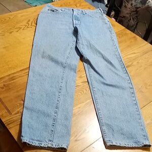 LEE Jeans Mens 32 x 32 BLUE Denim Preowned Used Casual Party Work